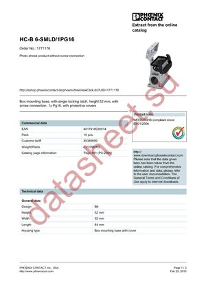 1771176 datasheet  